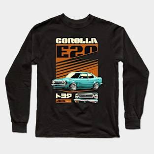 Corolla E20 Retro Car Long Sleeve T-Shirt